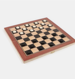 Нарды «Лабарт», деревянная доска 39×39 см, с полем для игры в шашки