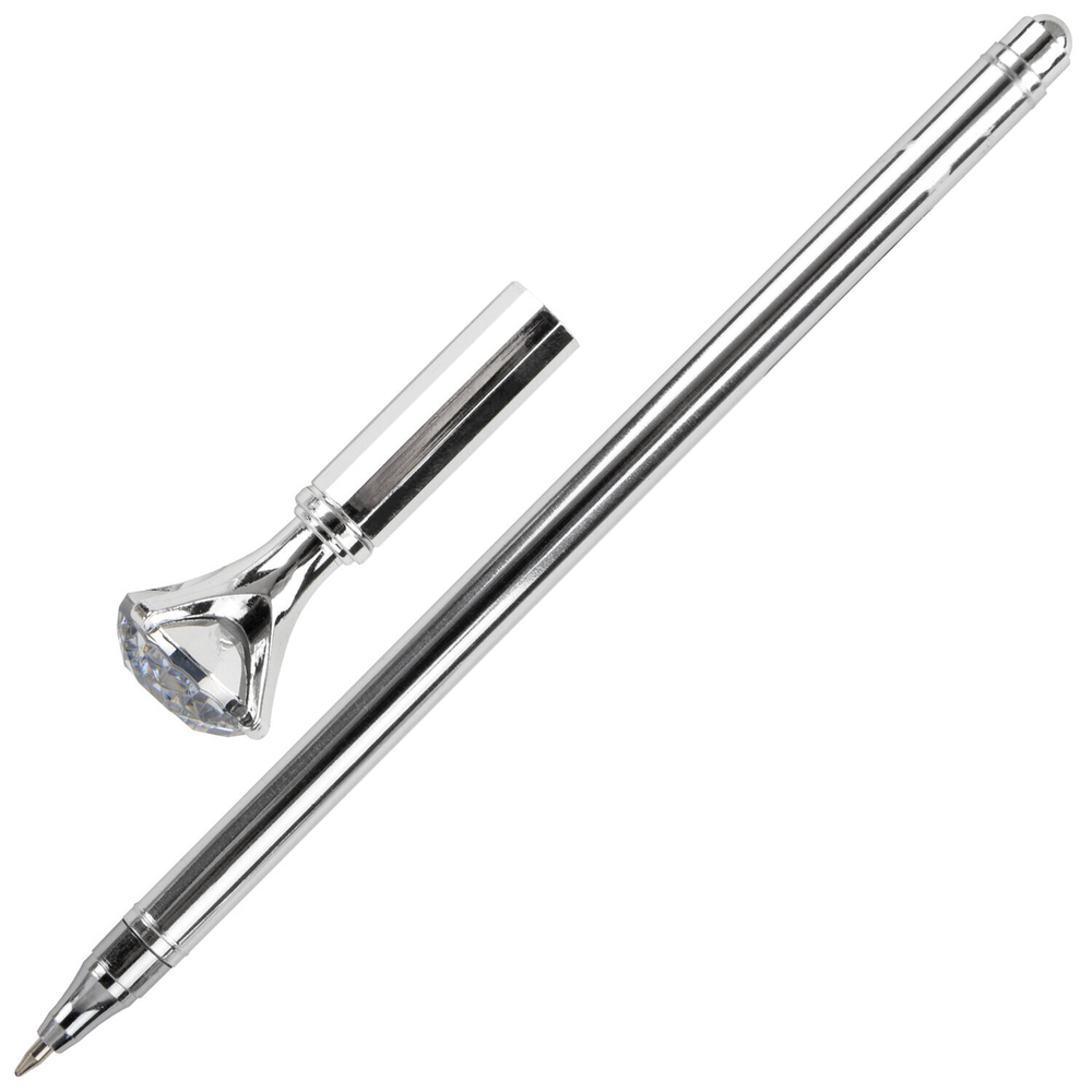 Ручка фигурная шариковая ЮНЛАНДИЯ "Кристалл", корпус ассорти, СИНЯЯ, пишущий узел 0,7 мм, 143788