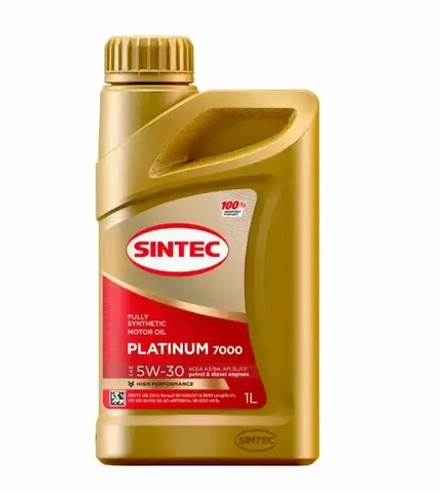 600143 Масло мотор. SINTEC PLATINUM 7000 SAE 5W30 1л