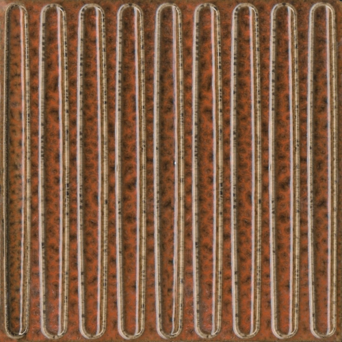 Керамический декор KERAMA MARAZZI ДАЛИЯ чипсет оранжевый глянцевый 20x20 (9,5 мм.) арт. KMD2SOB007BN
