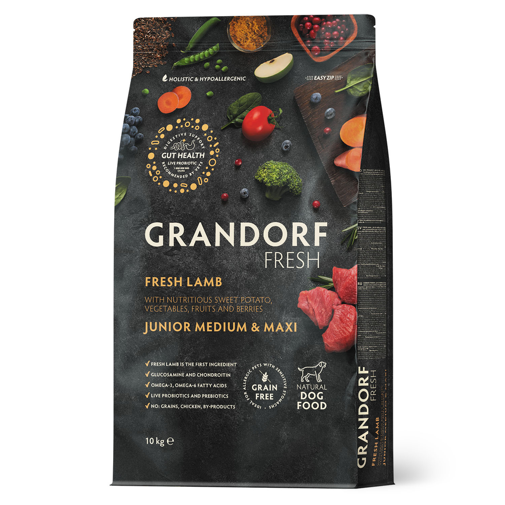 GRANDORF FRESH Junior Lamb & Potato - ягненок & батат для юниоров