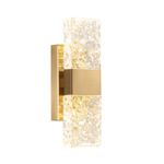 Настенный светильник 88068W gold/clear