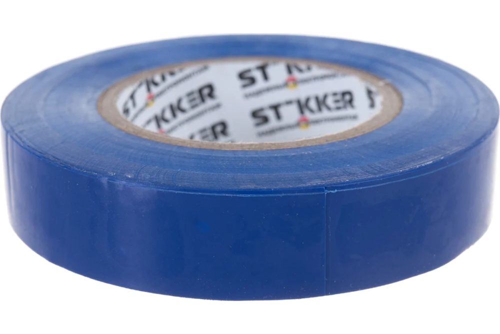 Изоляционная лента STEKKER 0,13x15 мм, 20 м, синяя, INTP01315-20 32830