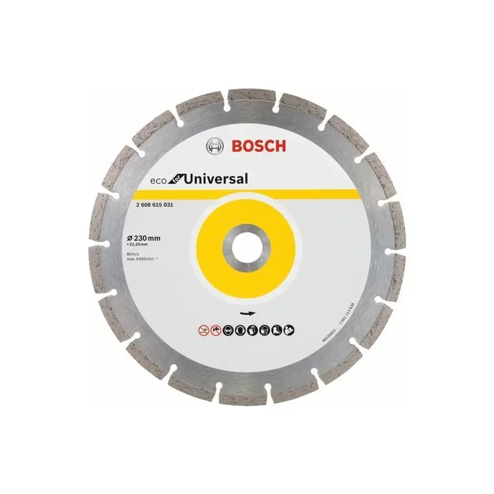 Алмазный отрезной круг ECO for Universal 230 мм, 10 шт. BOSCH 2608615044
