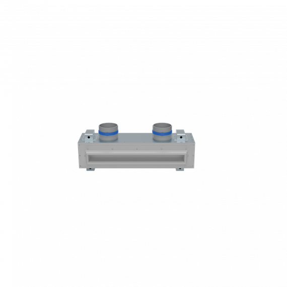 Flexag RA-1-500-25-W щелевой диффузор с КСД под натяжной потолок, белый