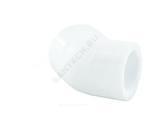 Угольник PP-R белый Дн 32х45гр PRO VALFEX 10107032-PRO