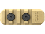 Полимерная планка Пикатинни на M-LOK цевья Vanguard, 4 слота, бежевый