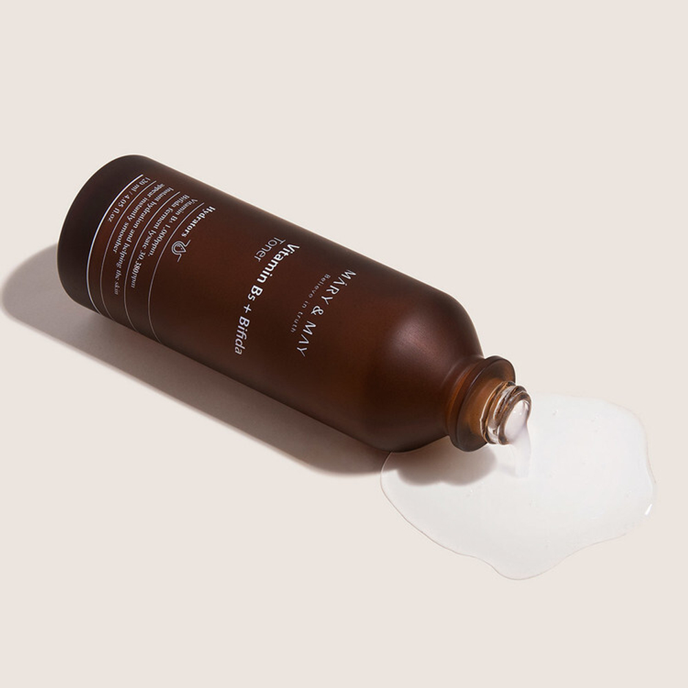 Восстанавливающий тонер с пробиотиками и пантенолом MARY&MAY Vitamin B5 + Bifida Toner