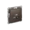 Розетка с USB A+C Systeme Electric AtlasDesign Мокко ATN000639