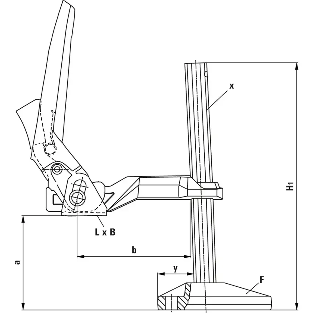 Настольный зажим BESSEY BS2N