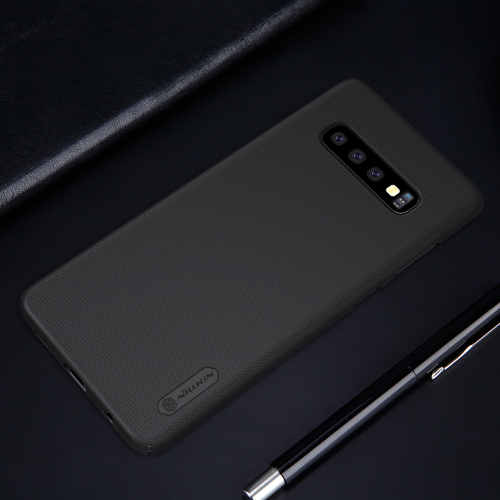 Тонкий жесткий чехол для смартфона Samsung Galaxy S10, Nillkin, серия Super Frosted Shield