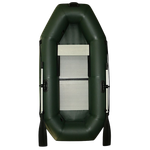 Лодка ПВХ Polar Bird Чирок Гребная PB-240Т Teal со стеклокомпозитной сланью и банкой -
