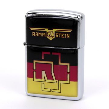 Зажигалка сувенирная Rammstein лого на флаге Германии (360)