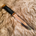 Кованый нож НС-05 (40Х10С2М) гравировка на клинке (Златоуст)