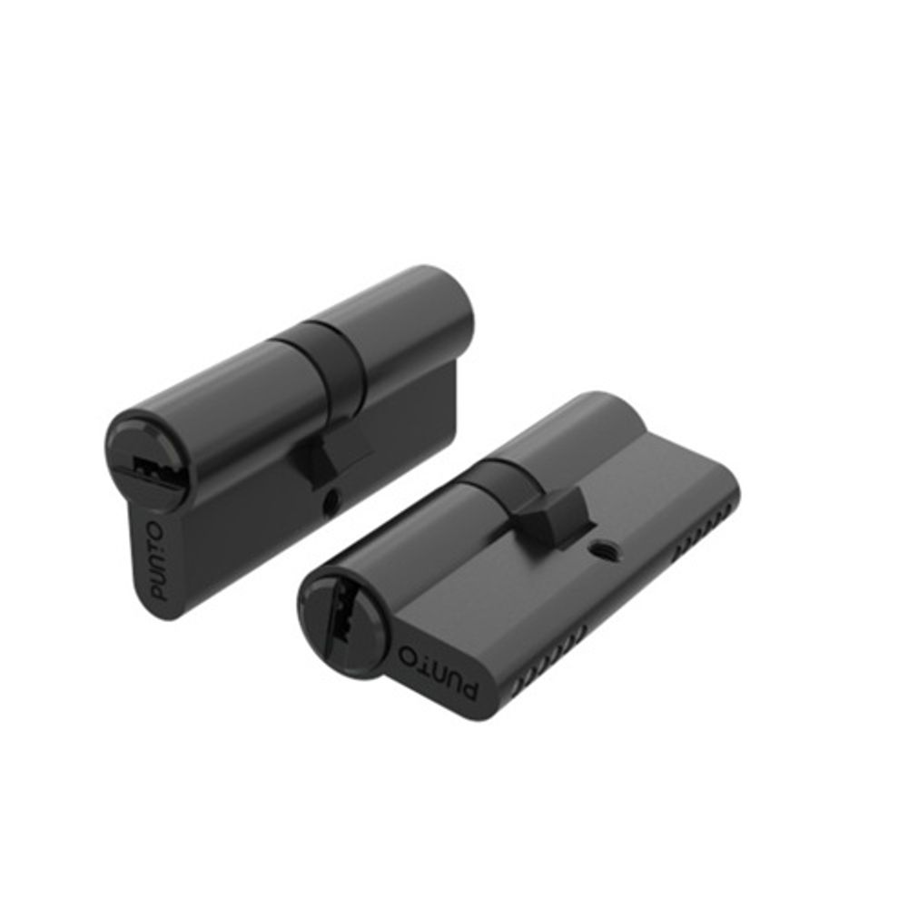 Цилиндровый механизм PUNTO Z300/90 mm (35+10+45) BL черный 5 кл. /63913/