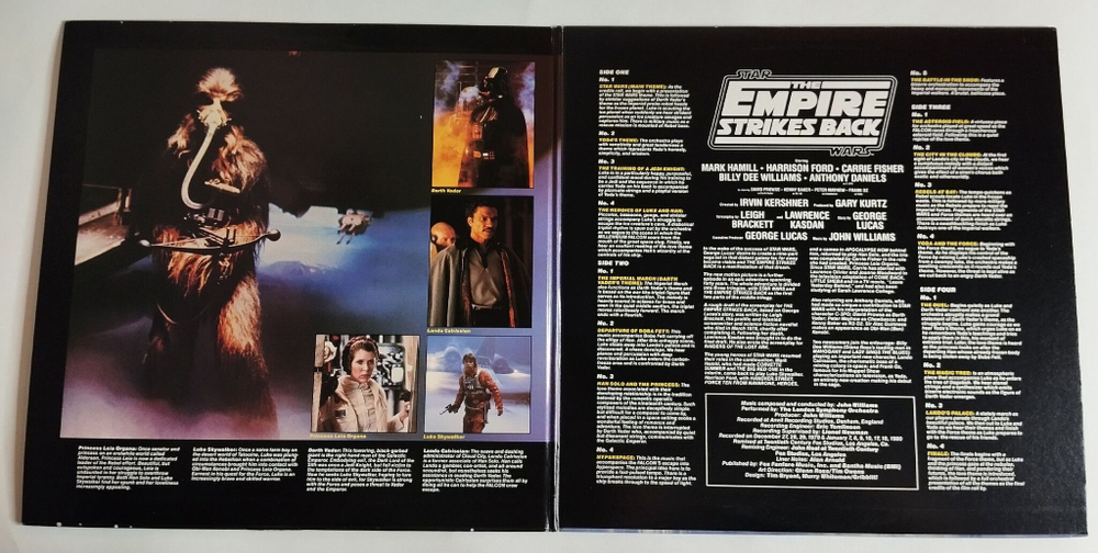 Винтажная виниловая пластинка LP John Williams The London Symphony Orchestra Star Wars The Empire Strikes Back (Japan 1980) (No Obi)