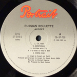 Accept – Russian Roulette (Япония 1986г.) Т