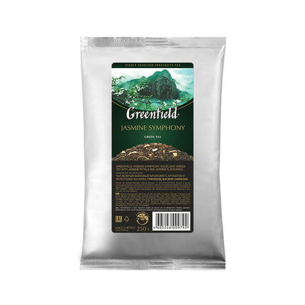 Чай зеленый листовой Greenfield Jasmine Symphony, 250 г (Гринфилд)