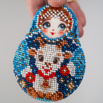 Матрешка с козлёнком