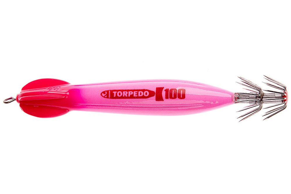 Кальмарница ASARI Torpedo 100гр #03 Pink Head-Pink Lumo