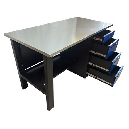 Цена на Great Wolf (GWT-V1400B) Верстак инструментальный, 4 ящика, 1400x700