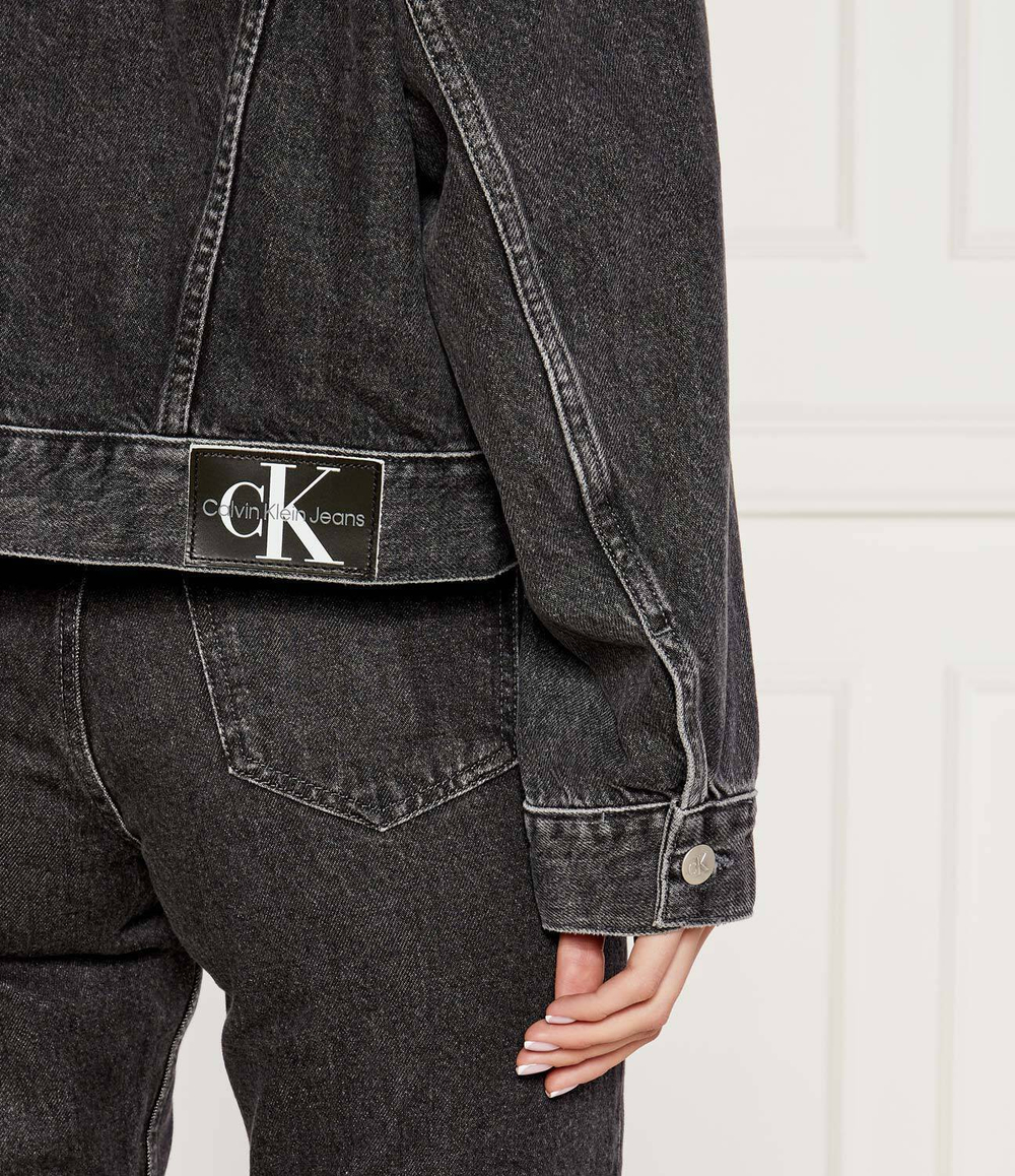 Джинсовая куртка BOXY CALVIN KLEIN JEANS - черный(J20J223711)