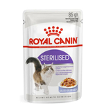 Корм влажный для стерилизованных кошек кусочки в желе, 85г Royal Canin Sterilised