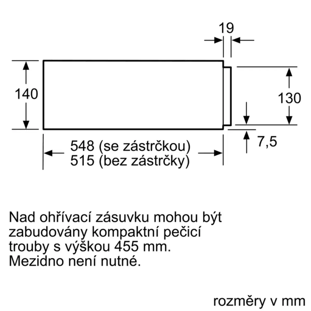Шкаф для подогрева посуды Bosch BIC630NB1
