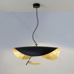 Pendant design lamp Lederam Manta by Catellani & Smith (Black)