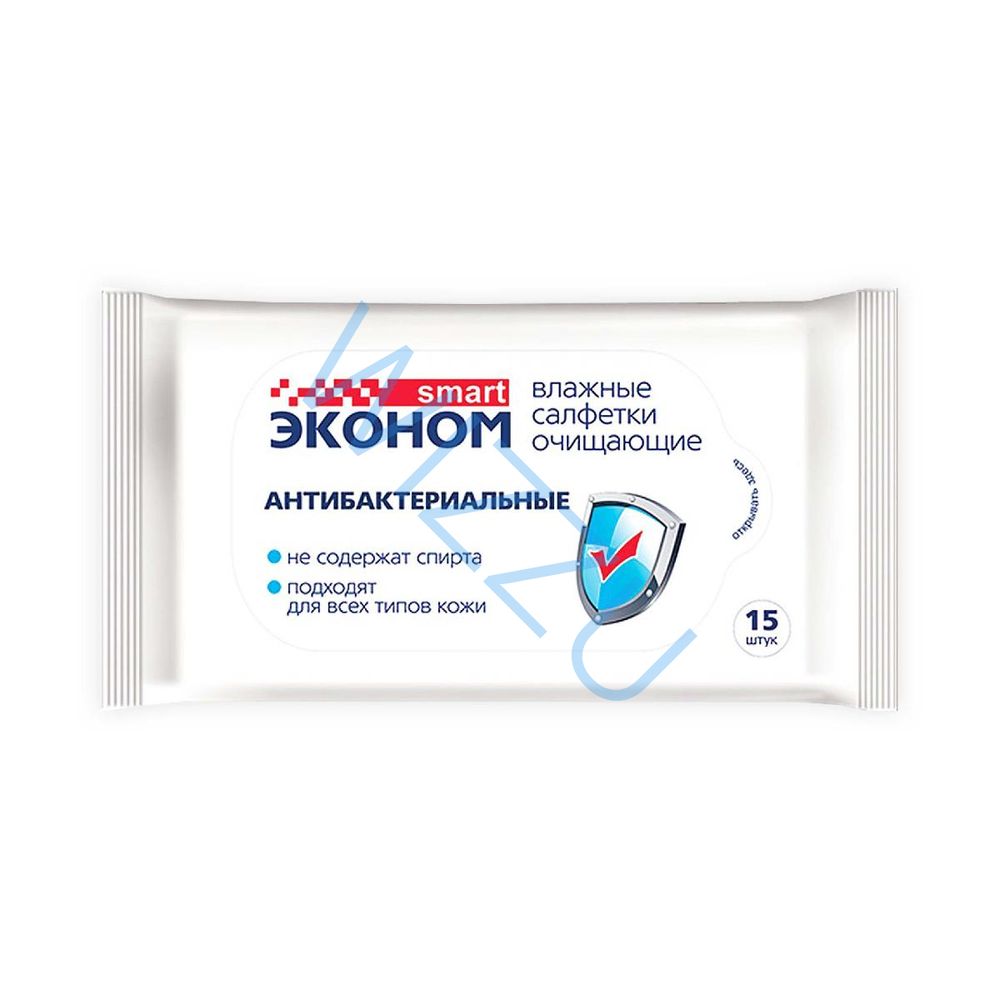 Салфетки влажн. Эконом антибакт. 15шт*108