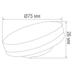 Размеры DN03007W9GX53Dim
