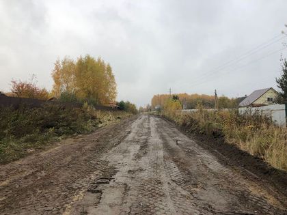 Предварительная планировка подъездной дороги выполнена