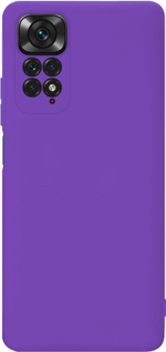 Мягкий Soft Touch чехол из силикона для XIAOMI REDMI NOTE 11 / 11S с бархатной подкладкой