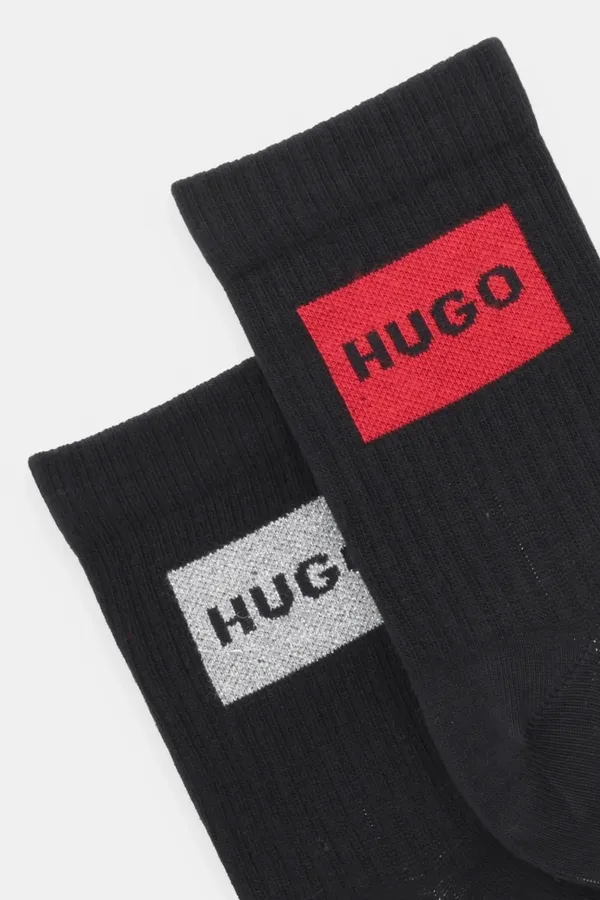 Носки (2 пары) мужские HUGO 2P QS GIFT LUREX
