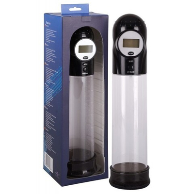 Автоматическая вакуумная помпа для пениса Auto Pump ( 21 см, прозрачный с черным) (Цвет: прозрачный с черным)