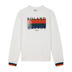 Мужская теннисная кофта Roland Garros Color Lines - white