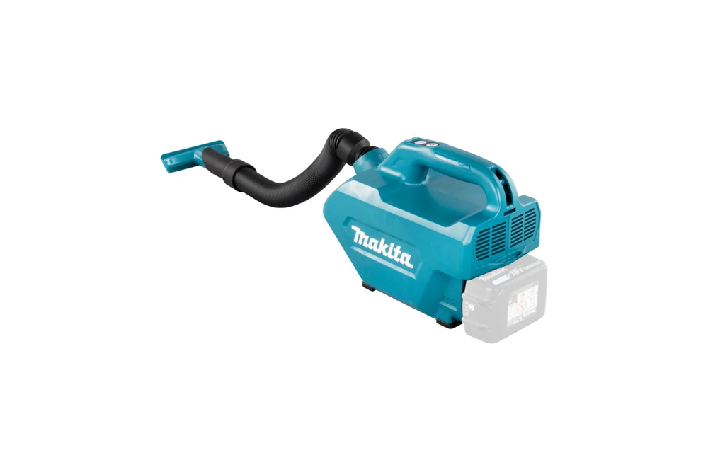 Пылесос Makita аккумулятор 18В, Li-ion, 1400л\м, 5.4 кПа,0.33\0.5л,1.8-2.2 кг., 3-x скоростной DCL184Z