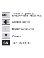 Крючки для рыбалки Saikyo BS-2315 BN