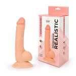 Реалистичный телесный фаллоимитатор 19,5см Bior Toys Erowoman ER-30057