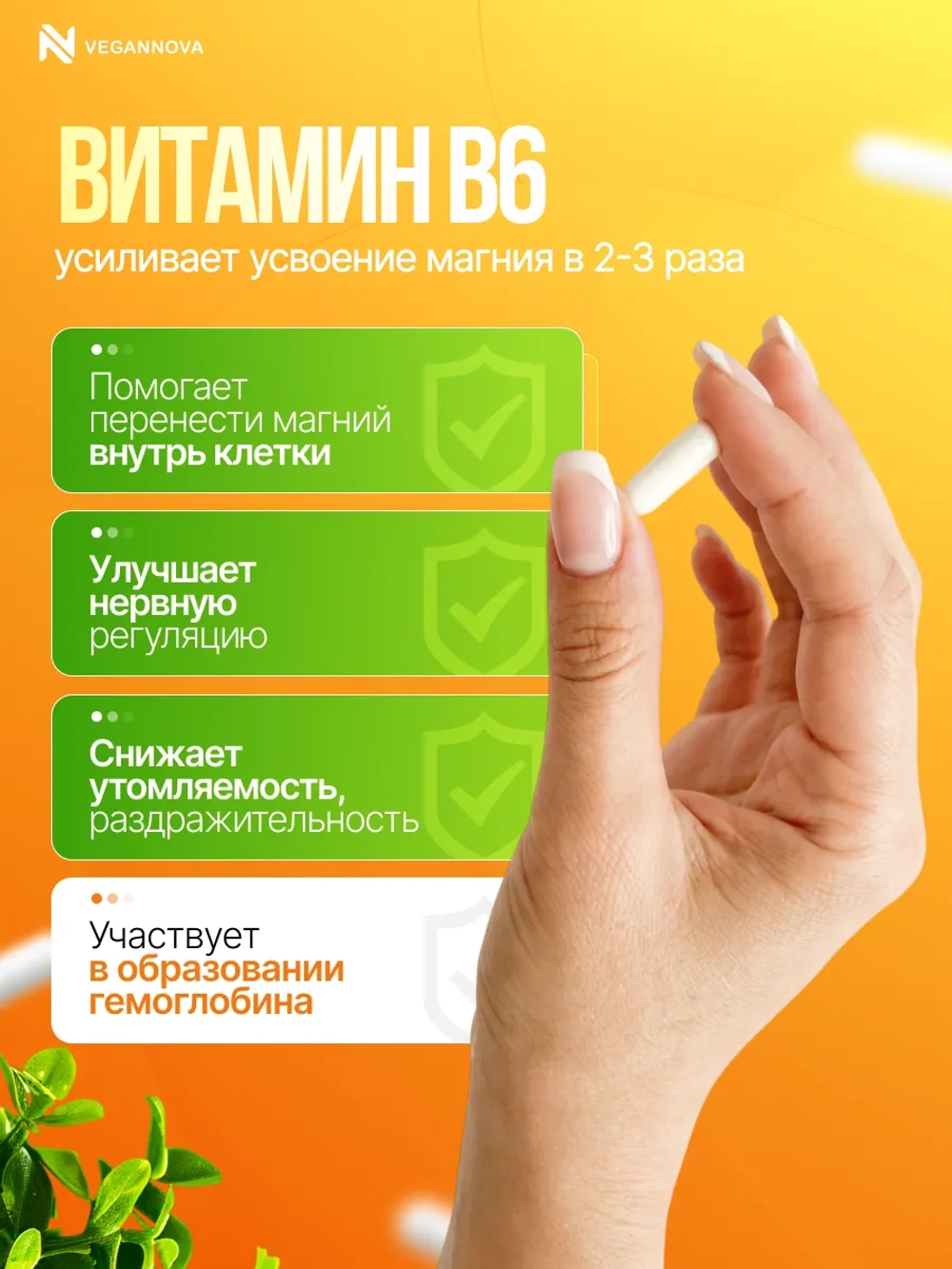 Магний хелат+В6 (240 капсул)