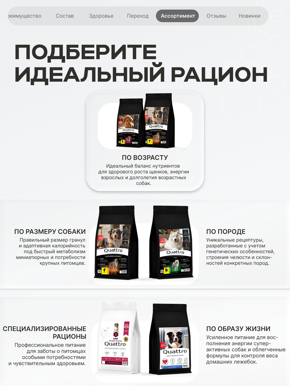 Корм для собак мелких пород SF Cardio Guard, (дилатационная кардиомиопатия), 6 кг, QUATTRO