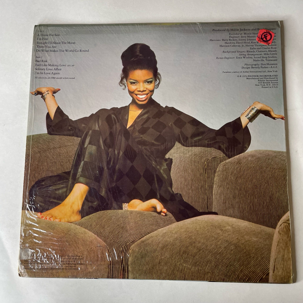 Винтажная виниловая пластинка LP Millie Jackson Free And In Love (США 1976)