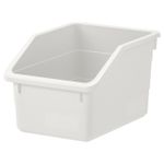 Контейнер IKEA SOCKERBIT (СОККЕРБИТ), Белый, 19x26x15 см