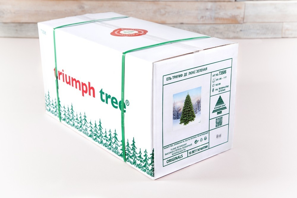 Ель Нормандия Пушистая 230см голубая Triumph Tree