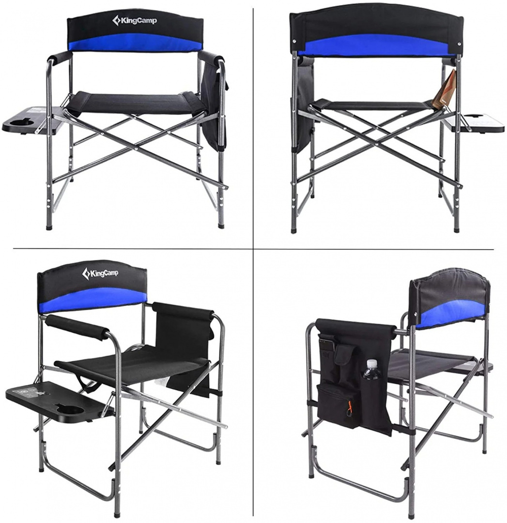 Кресло кемпинговое складное KingCamp Steel Director Chair [KC1904]