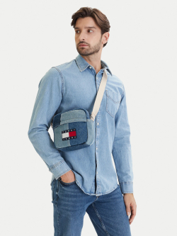 Сумка TOMMY JEANS TJM DENIM PATCHWORK REPORTER