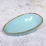 Тарелка керамическая «Tiffany Blue» 26*16*6см
