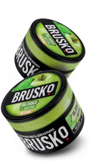 BRUSCO Strong - Яблоко с мятой (50г)