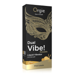 Гель с вибрацией Orgie DUAL VIBE! со вкусом коктейля PINA COLADA (15мл)