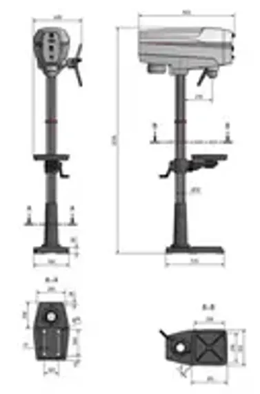 Цанговый патрон Optimum MK4 / ER32 с комплектом 18 цанг, 2-20 мм